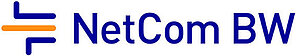 Netcom BW Netcom BW Logo: schwarzer Schriftzug auf weißem Hintergrund, links stilisierte Darstellung eines Netzwerkes